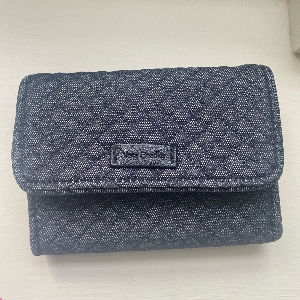 Vera Bradley Denim Tri-fold Wallet